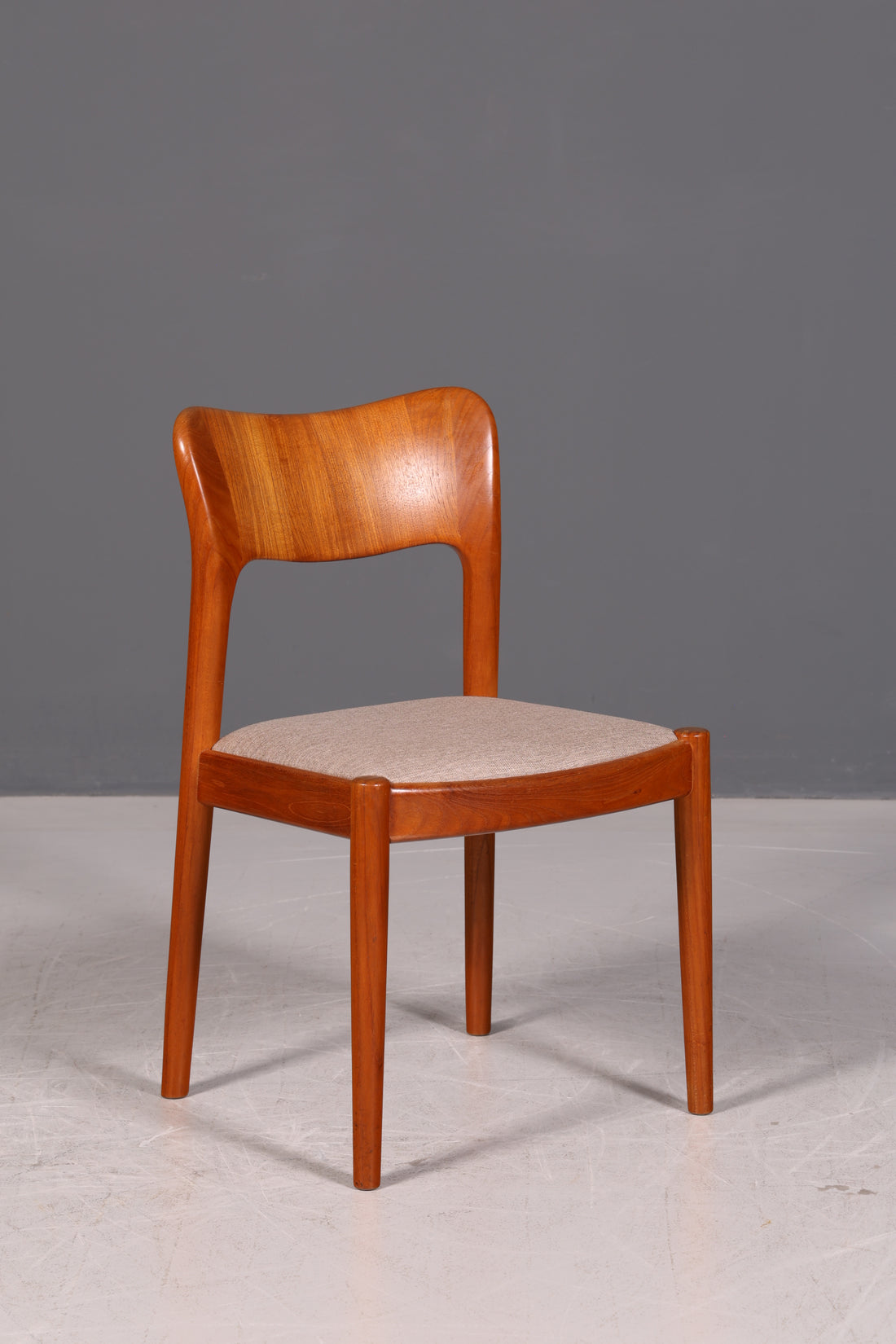 Noble Mid Century Chair by Niels Koefoed Koefoeds Hornslet Model 177 Teak Danish Design Dining Chair Kitchen Chair Vintage