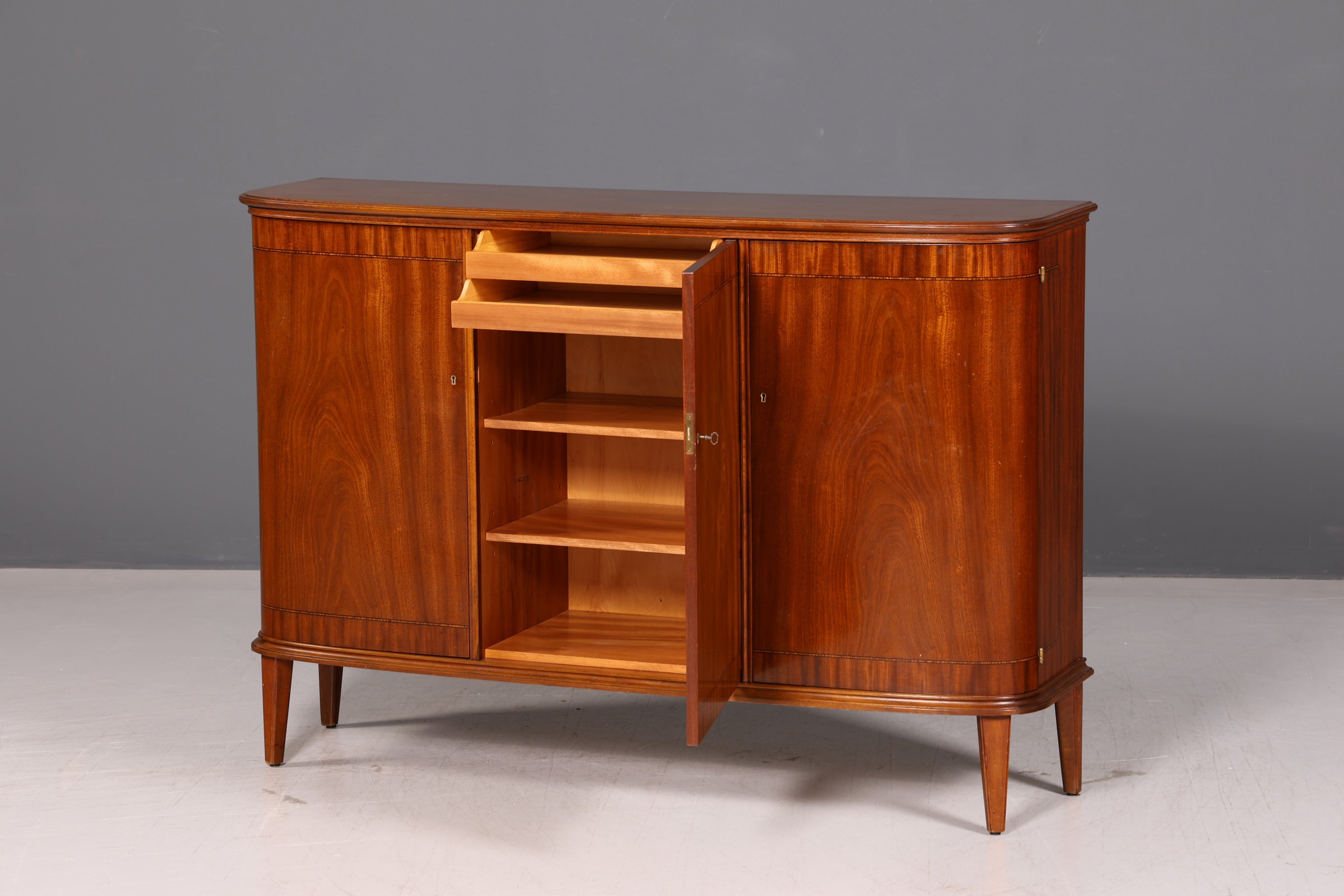 Stilvoller Original Art Deco Schrank Vertiko Sideboard um 1930 Highboard Kommode Aktenschrank Vintage