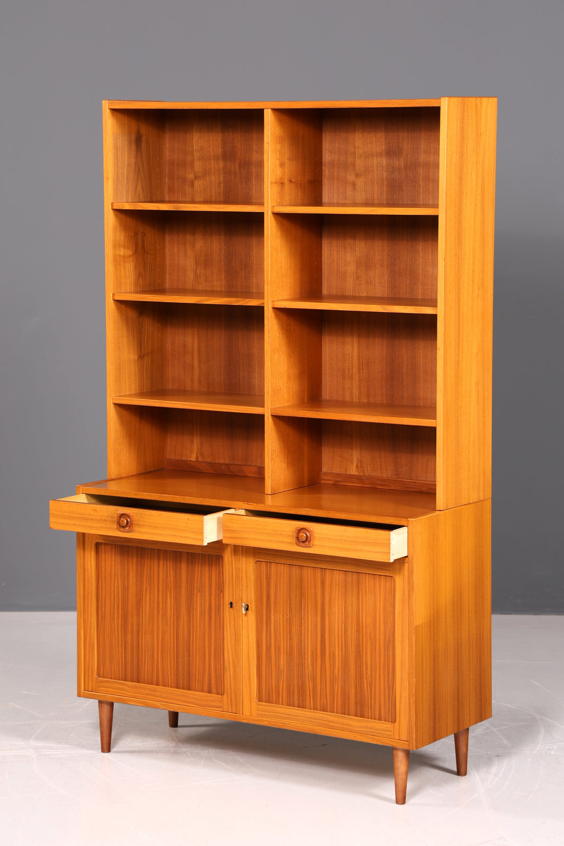 Droomachtig Mid Century Rek Kast Deens Design Retro Commode Vintage Boekenplank Jaren 60