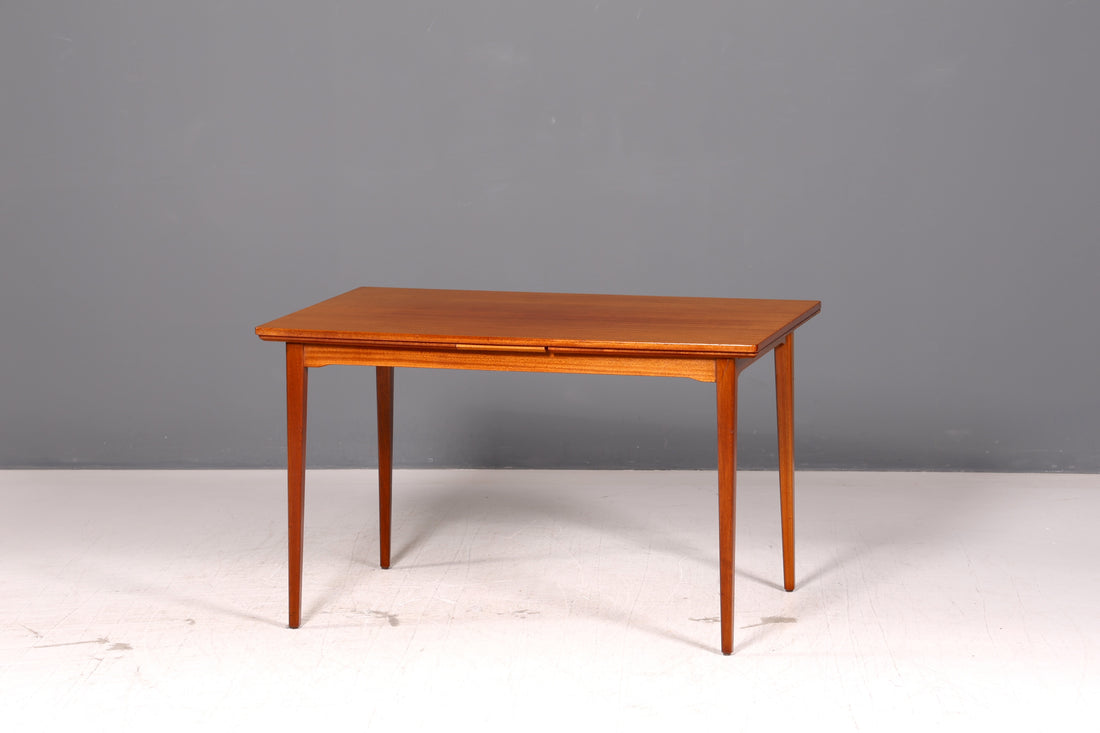 Prachtige uitschuifbare eettafel uit het midden van de vorige eeuw, Deens design, keukentafel, eetkamertafel, vintage jaren 60