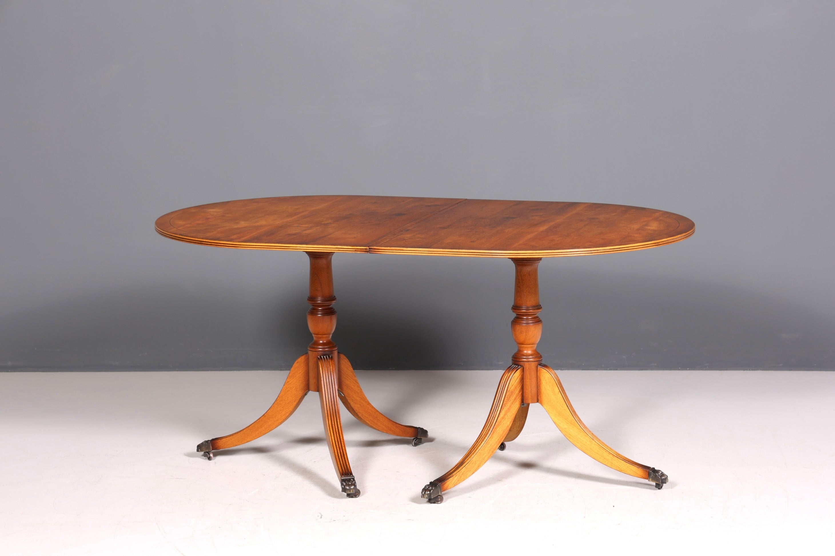 Wunderschöner Englischer Tisch ausziehbarer Esstisch Regency Stil Antik Stil 60s Küchentisch Eibe