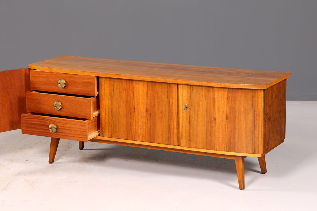 Prachtig midcentury-dressoir, vintage tv-kast, jaren 60-kast, lowboard, retro
