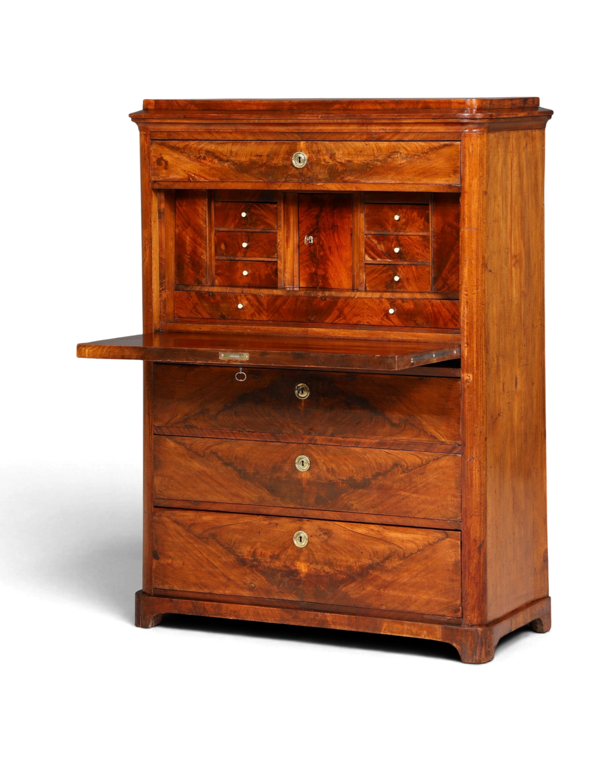 Stilvoller Biedermeier Sekretär Gründerzeit Vertiko Antik Kommode Schreibkommode