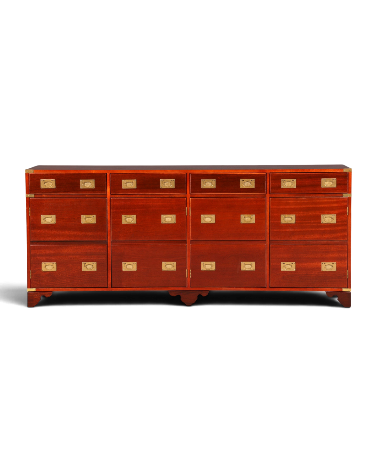 Traumhaftes XXL Maritim Sideboard Englische Schiffs Kommode Englisch Antik Schrank Military Chest