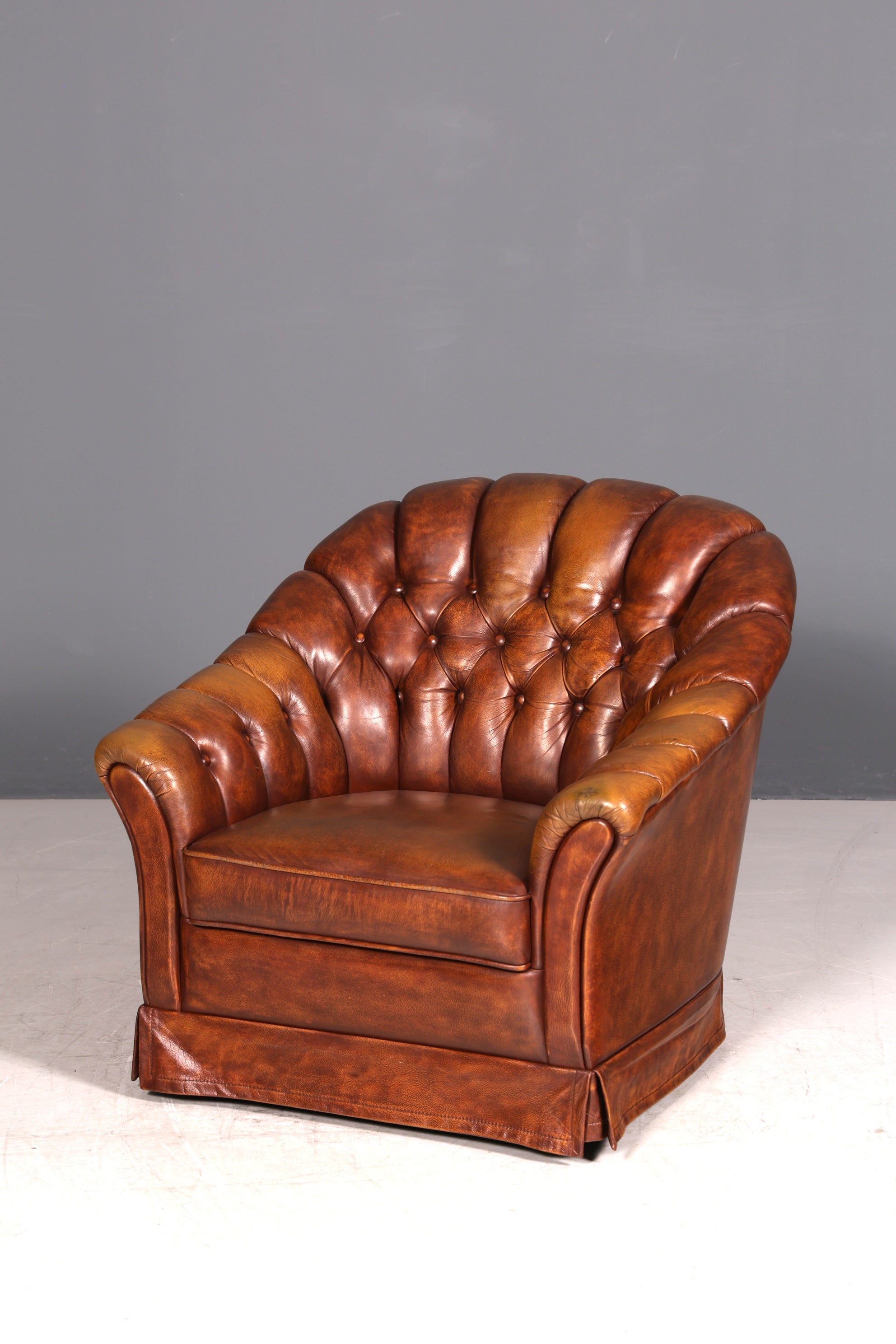 G449 Finish Stilvoller Original Chesterfield Sessel Englischer Armlehnsessel Englisch Herrensessel (Kopie)