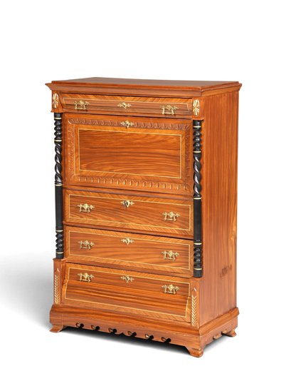 Traumhafter Gründerzeit Sekretär Vertiko Highboard Louis Philippe Kommode um 1880