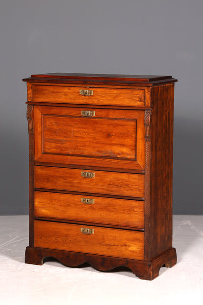 !Wunderschöner Gründerzeit Sekretär Vertiko Highboard Louis Philippe Kommode um 1880