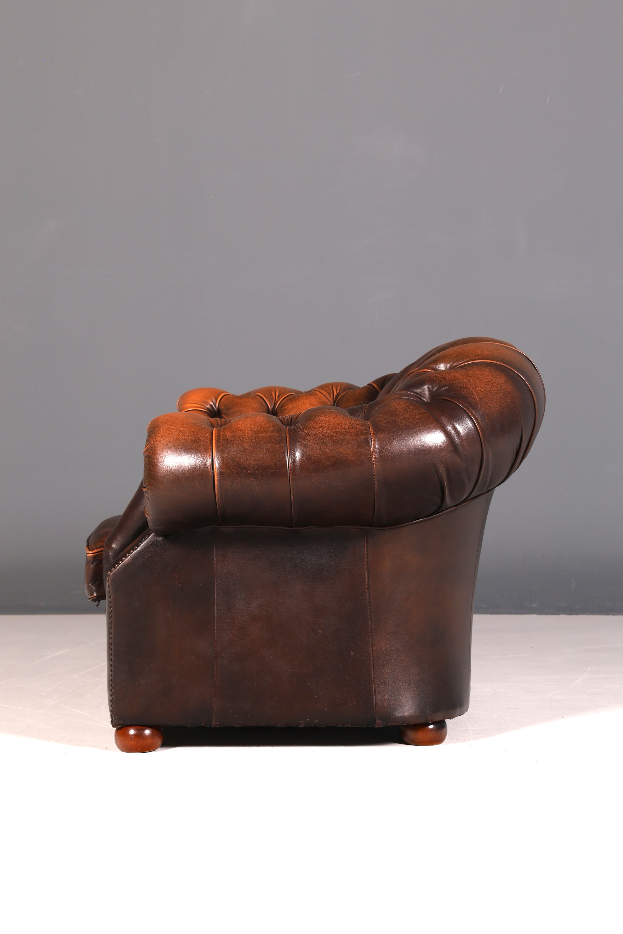 G155 Finish cm Wunderschöner Original Chesterfield Centurion Sessel Englischer Armlehnsessel Englisch Herrensessel (Kopie)