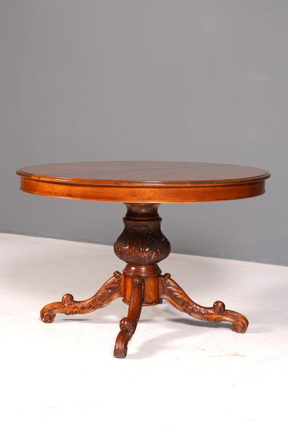Wunderschöner Ovaler Barock Stil Esstisch Englischer ausziehbar Küchentisch Echt Holz Esszimmertisch Vintage