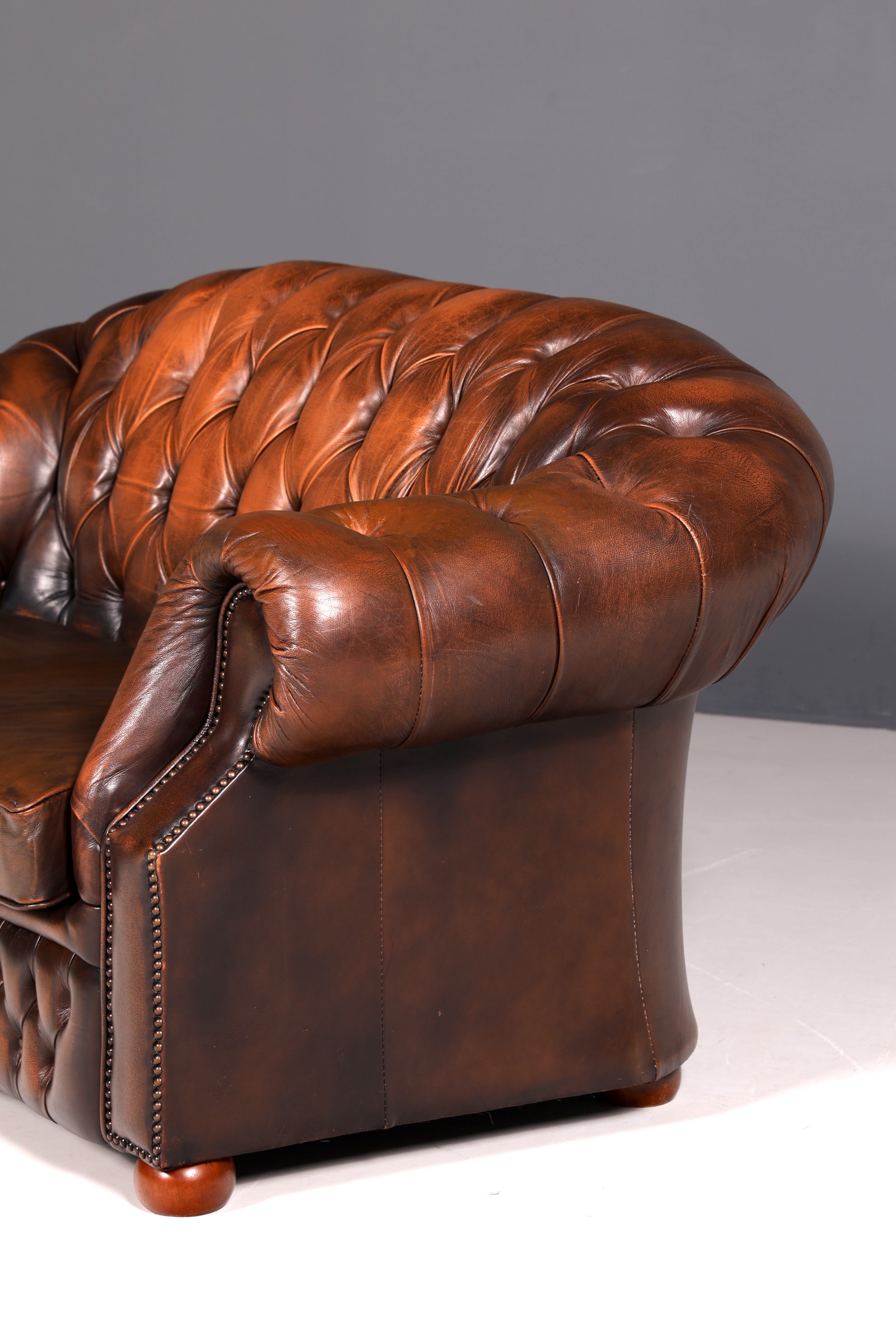 G153 Finish cm Wunderschöne Original Chesterfield Centurion 2-Sitzer Couch Englisches echt Leder Sofa UK (Kopie 2)