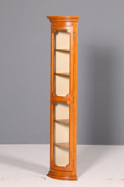 Wunderschöne Original Selva Eckvitrine Antik Stil Vitrine Schrank Geschirrschrank Glasvitrine
