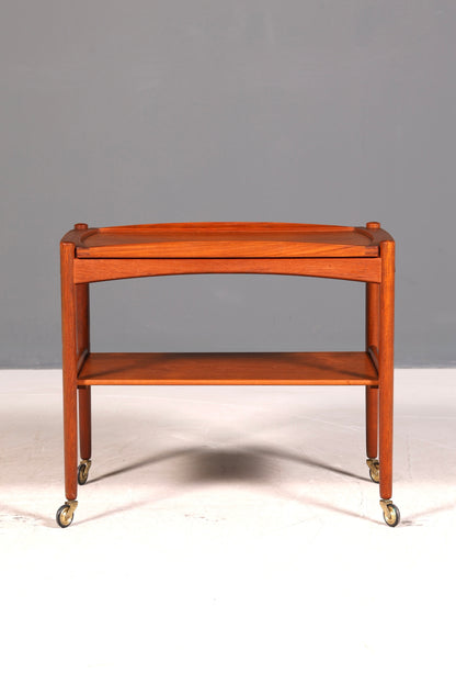 Wunderschöner Mid Century Couchtisch Poul Hundevad Teakholz 1960er Danish Design Vintage Coffee Table