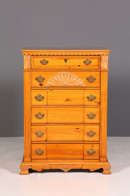 Wunderschönes Vertiko Pulaski Kommode Sideboard Barock Stil Schubladenkommode