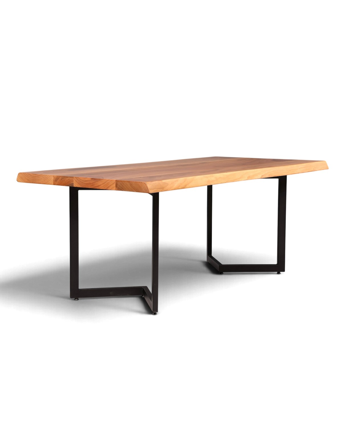 Traumhafter Nussbaum Tisch 200cm-100cm Esszimmer Tisch Baumkanten Platte Massiv Holz Küchentisch