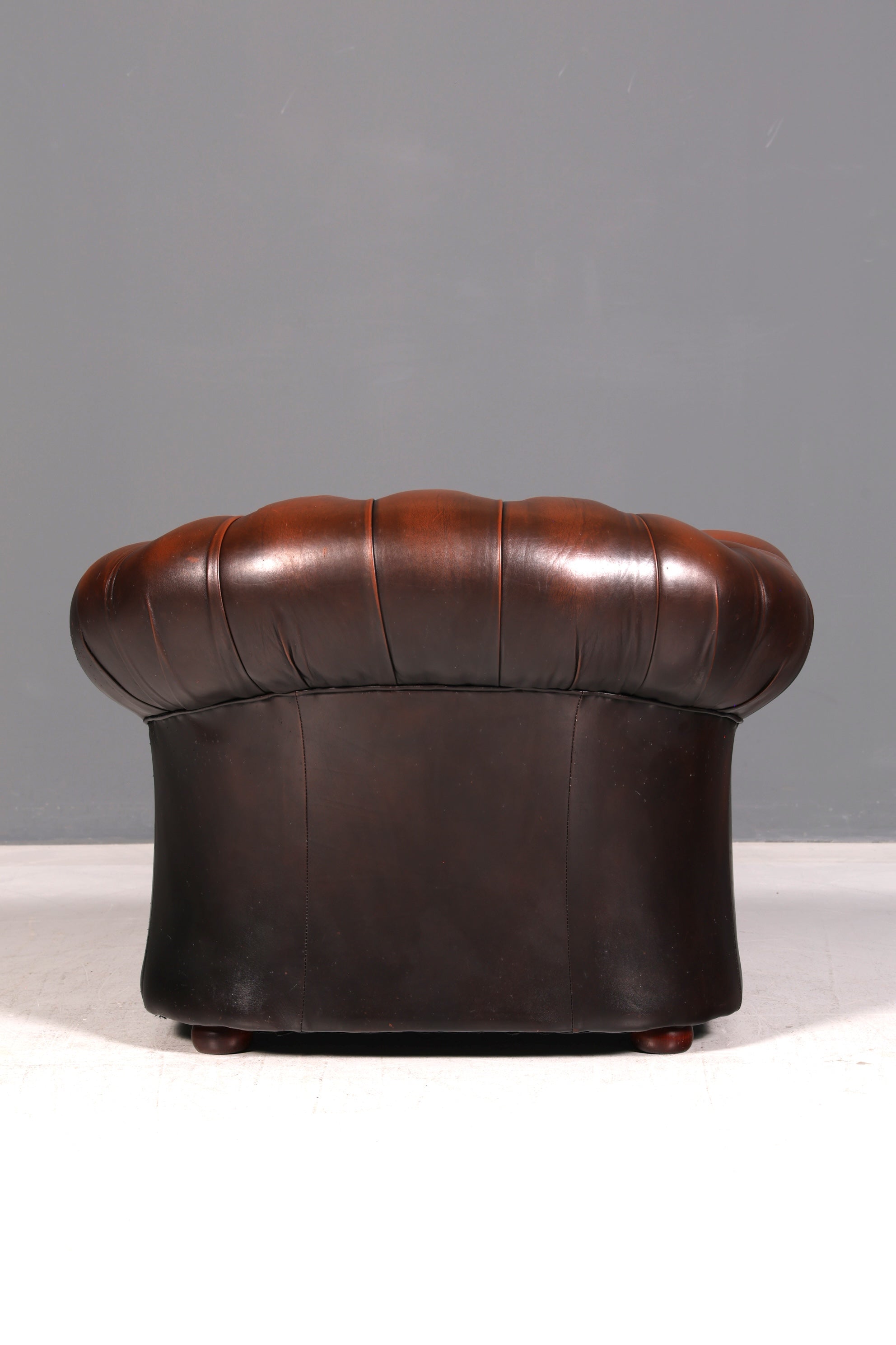 Edler Original Chesterfield Centurion Sessel Echt Leder Englischer Armlehnsessel Herrensessel UK Antik Vintage