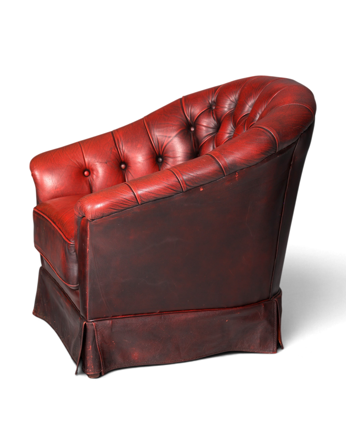 F845 Finish Stilvoller Original Chesterfield Sessel Englischer Armlehnsessel Englisch Herrensessel
