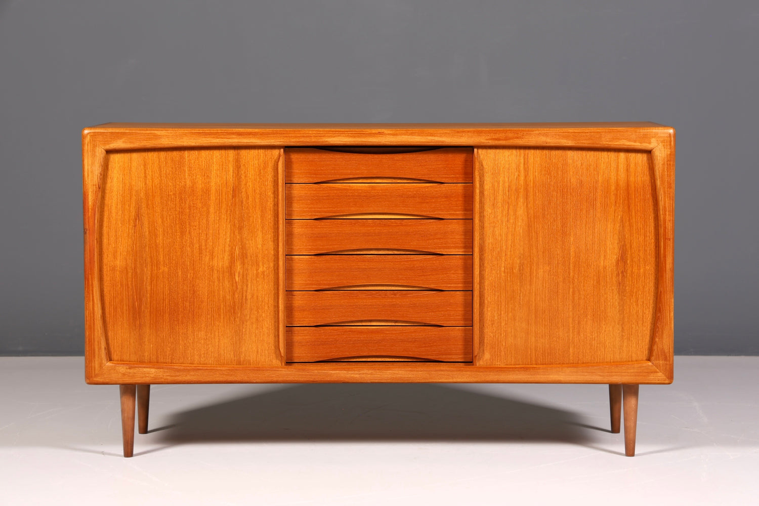 Edles Original Dyrlund Sideboard Mid Century Schrank Danish Design Teak Holz TV Schrank 60s Buffet