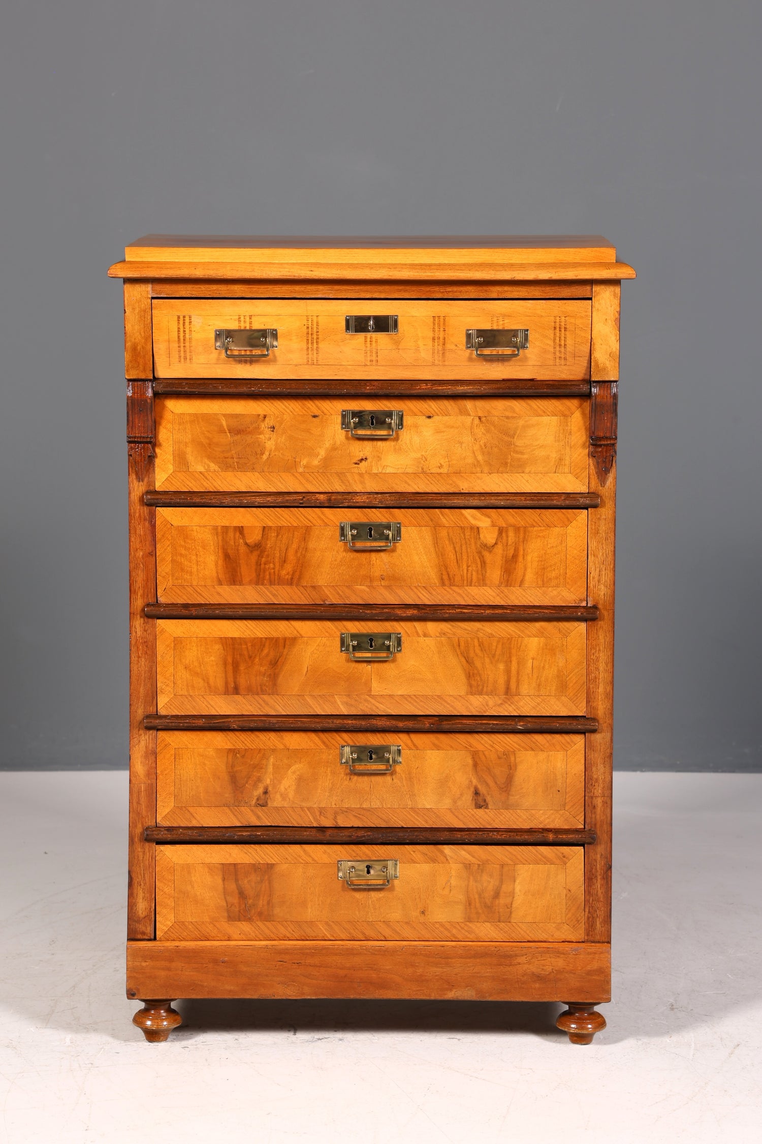 Beautiful Gründerzeit chest of drawers, Art Nouveau vertiko, antique chest of drawers, linen chest