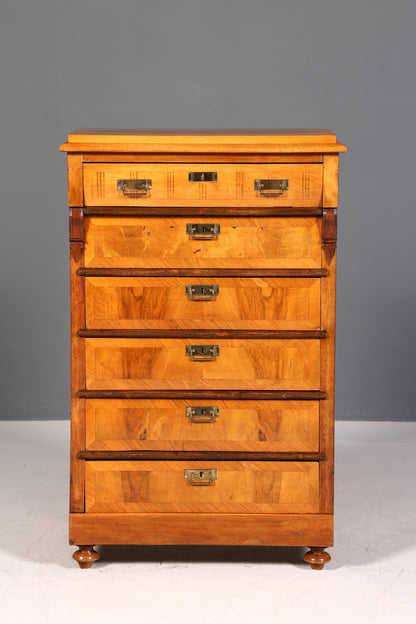 Beautiful Gründerzeit chest of drawers, Art Nouveau vertiko, antique chest of drawers, linen chest