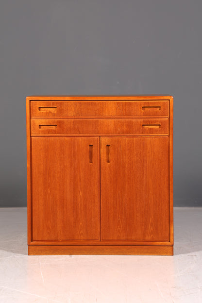 Edle Mid Century Teak Kommode Dänisch Schrank Sideboard Vintage 60er Danish Design