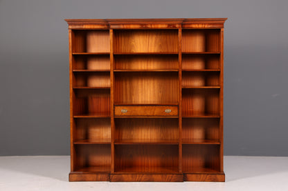 Beeindruckendes XXL Original Heldense Bücherregal Eibe Englisch Regal Standregal Bücherschrank Antik Bibliothek