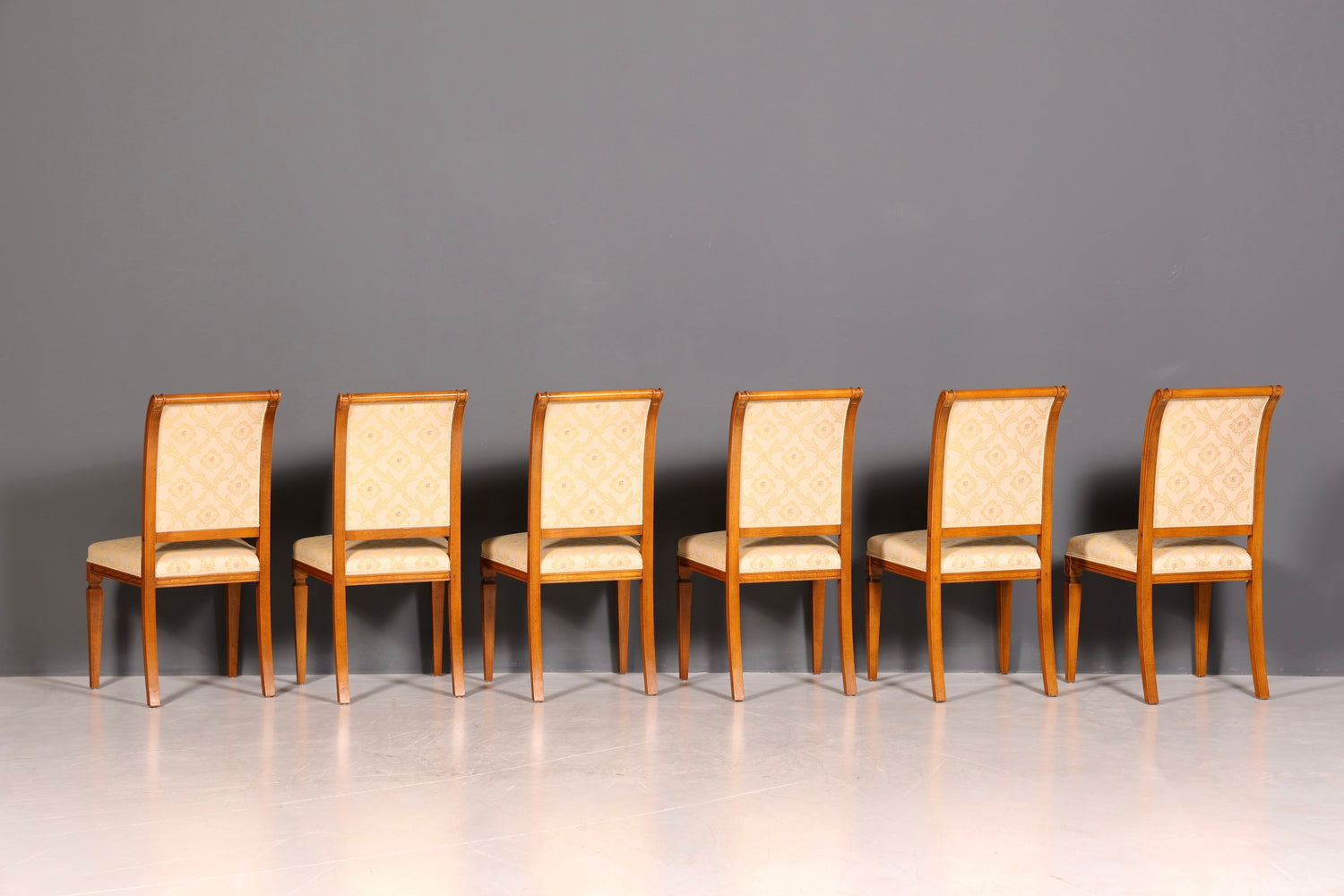 G674 Finish cm SELVA 6x Edle Englische Stühle Englisch Dining Chairs Antik 60er Jahre Regency Küchenstühle Stuhlset (Kopie 2)
