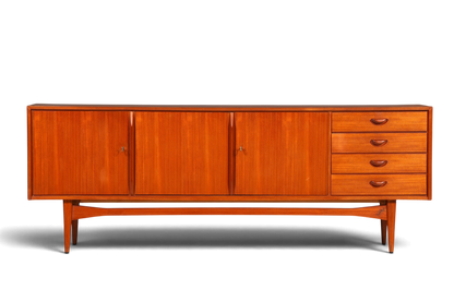 Beeindruckendes Original Heinrich Althoff Sideboard Teak Holz TV Kommode Vintage Schrank 60s