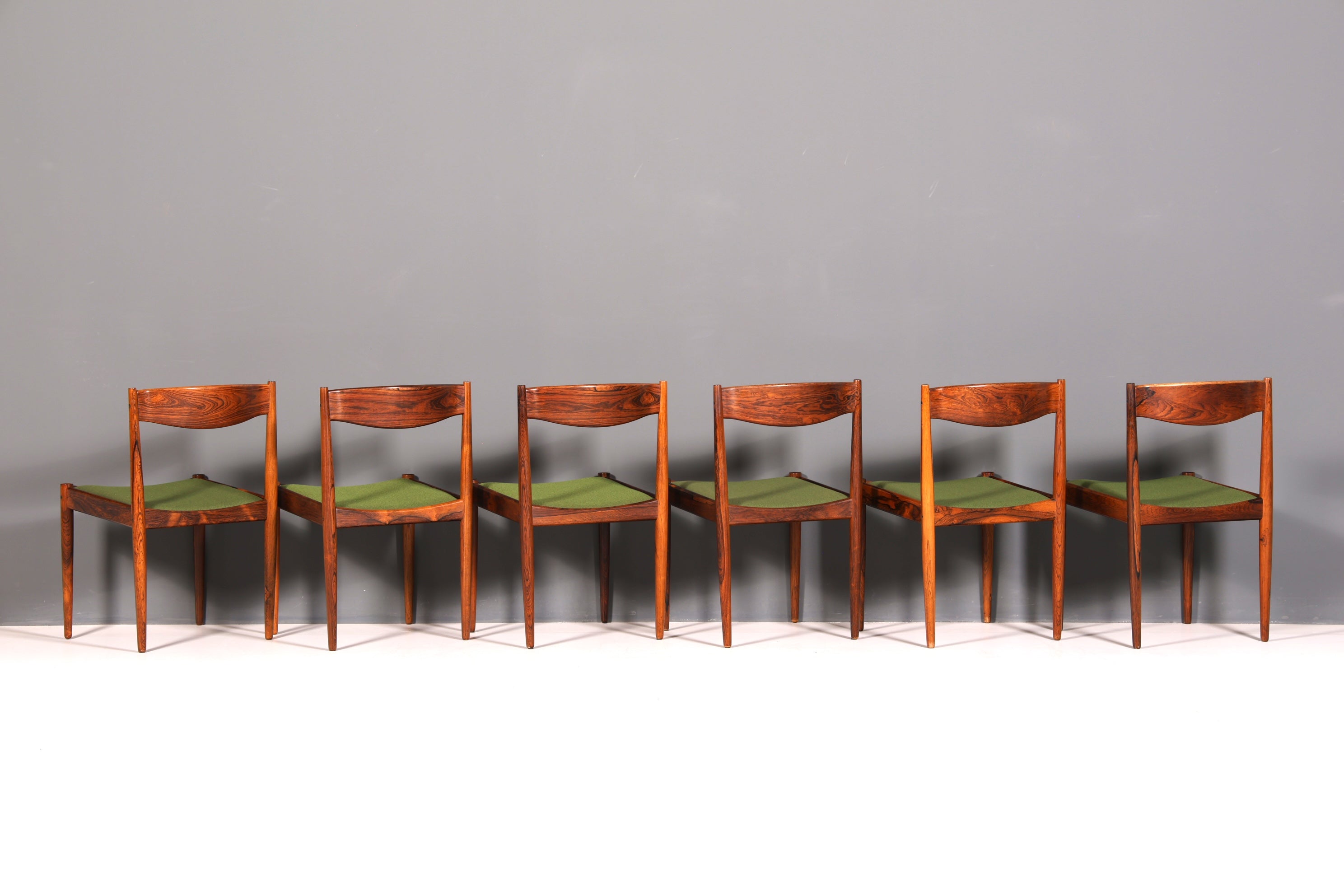 6x Mid Century Palisander Holz Stühle Henry W. Klein Bramin Made in Denmark Danish Design