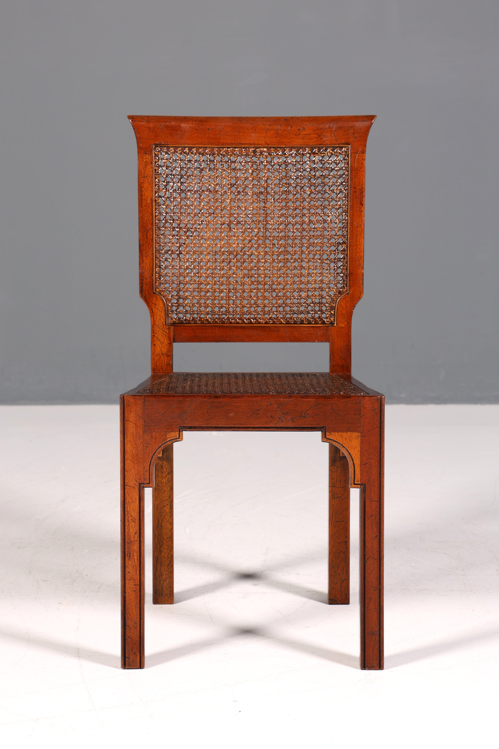 Wunderschöner Antik Stuhl Korbgeflecht Schreibtisch Stuhl Wiener Geflecht Sekretär Stuhl Gründerzeit Küchenstuhl