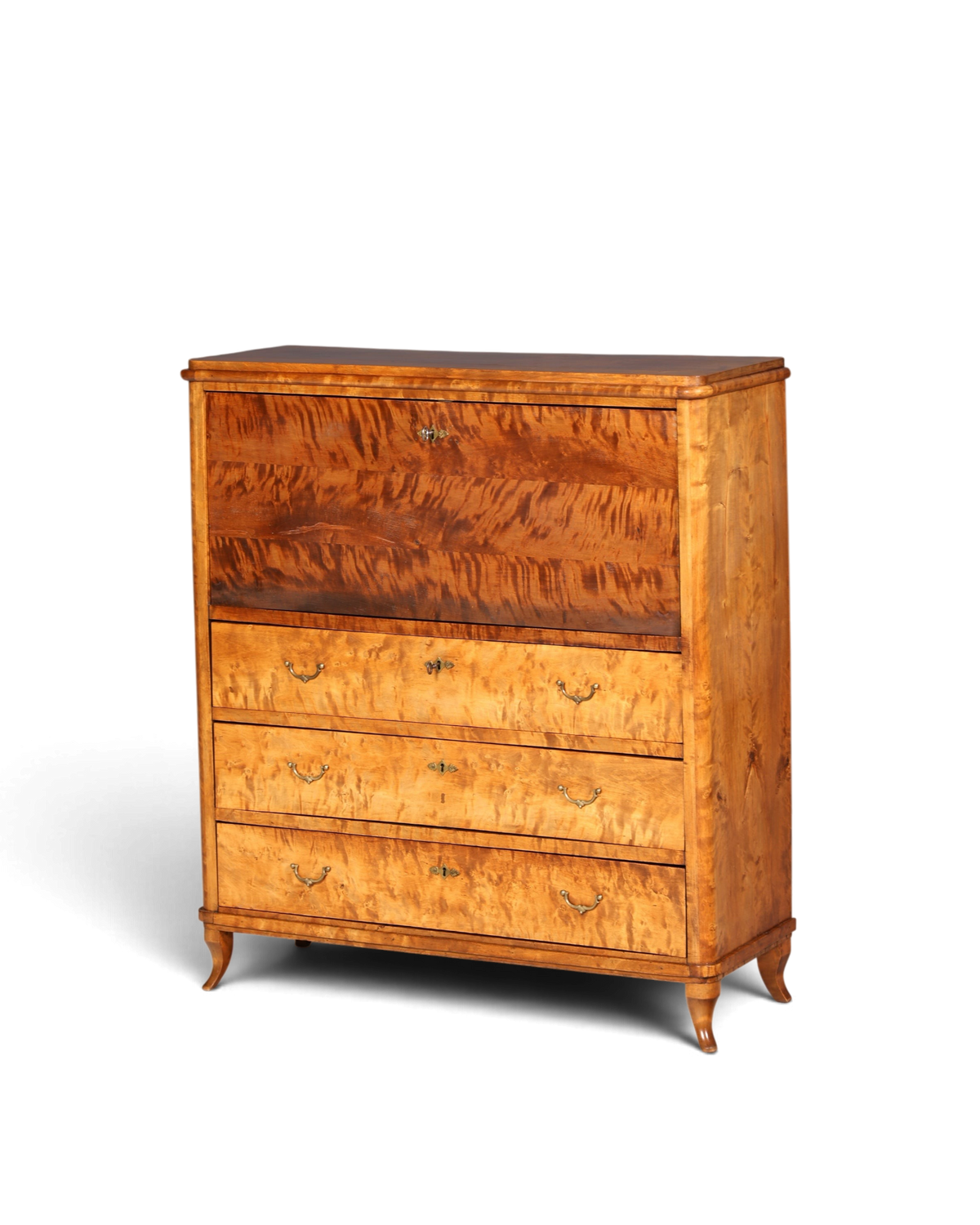 Traumhafter Sekretär im Biedermeier Stil um 1930 Schreibmöbel echt Holz Vertiko Kommode Schubladenkommode