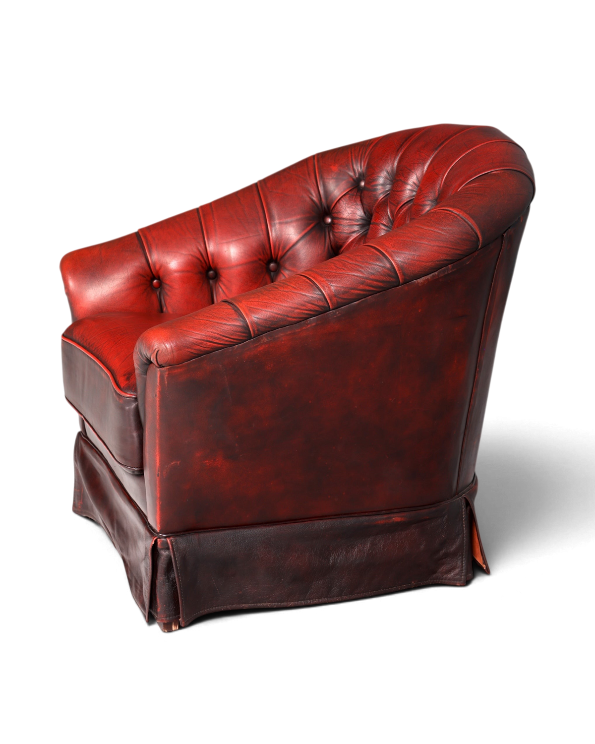 F844 Finish Stilvoller Original Chesterfield Sessel Englischer Armlehnsessel Englisch Herrensessel