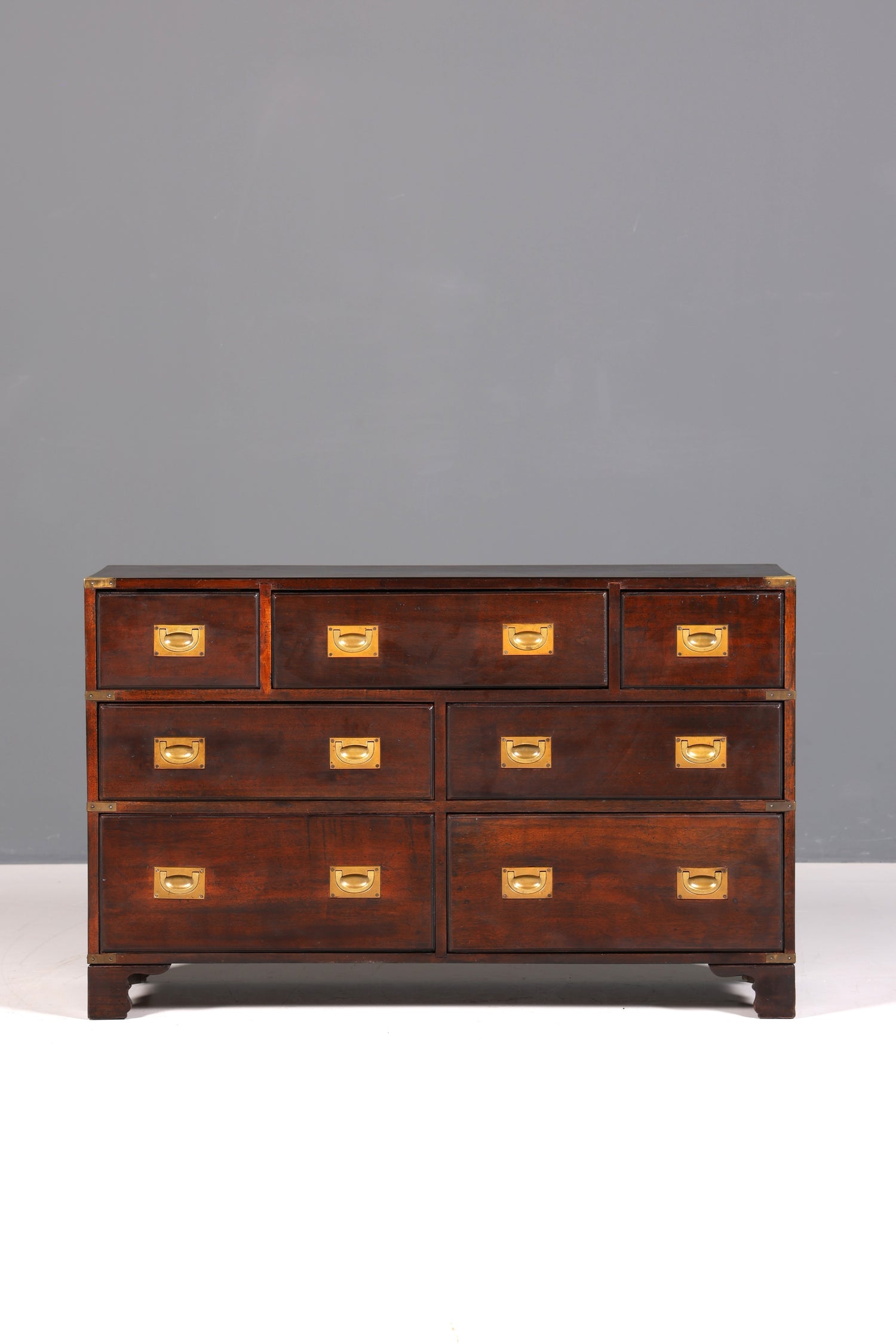 Traumhaftes Maritim Sideboard Englische Schiffs Kommode Englisch Antik Schrank Military Chest