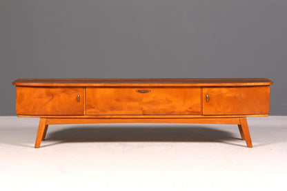 G134 Finish Mid Century Sideboard Vintage TV Kommode 60s Schrank Longboard Retro Lowboard