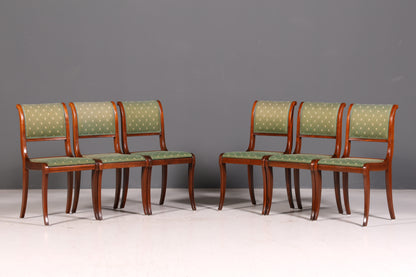 6x Elegant English Dining Chairs 60s Kitchen Chairs Dining Room Chairs Chair Set