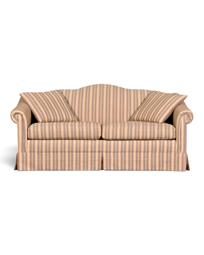 Hauptstadt Möblerei Drexel Heritage 3-Sitzer Sofa mit klassischem Streifenmuster und weichen Kissen