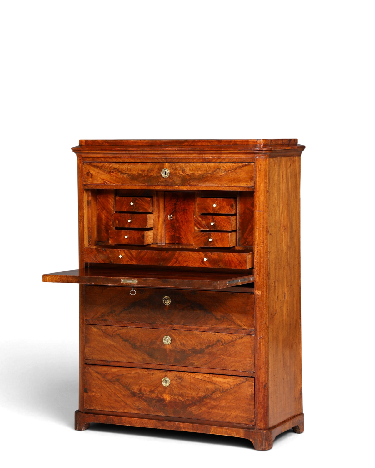 Stilvoller Biedermeier Sekretär Gründerzeit Vertiko Antik Kommode Schreibkommode
