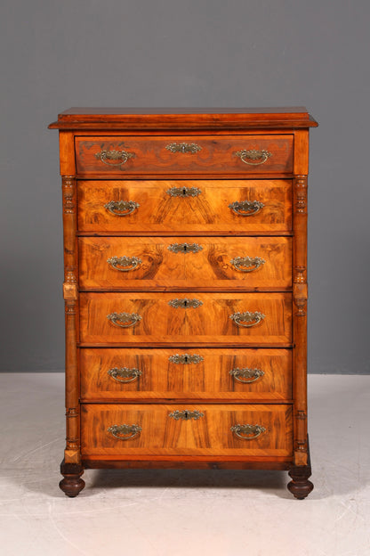 G467 Finish cm Wunderschöne Gründerzeit Kommode Jugendstil Vertiko Schubladenkommode Antik Wäschekommode (Kopie) (Kopie)