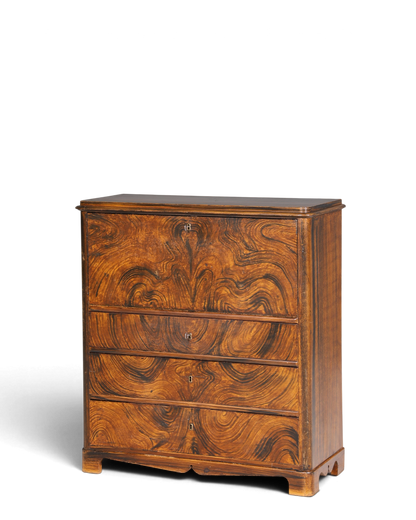 Stilvoller Biedermeier Sekretär Vertiko Antik Kommode Louis Philippe Schreibkommode