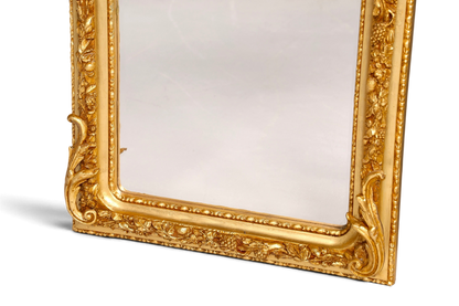 Wunderschöner Prunk Barock Stil Standspiegel Antik Stil Gold Ornament Flurspiegel