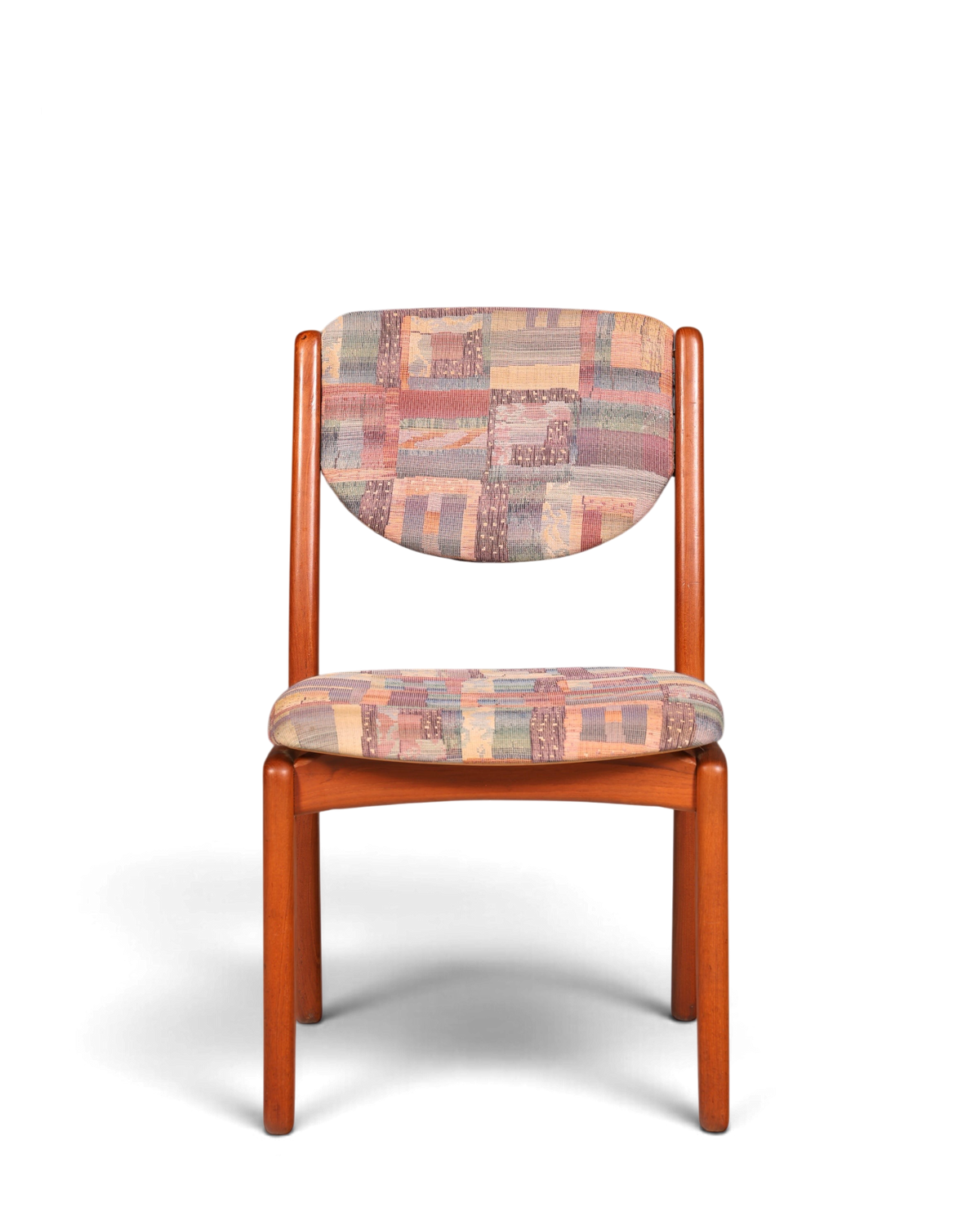 Schlichter Mid Century Stuhl Retro Esszimmer Stuhl Danish Design Küchenstuhl Teak Holz Sekretär Stuhl 1 von 2