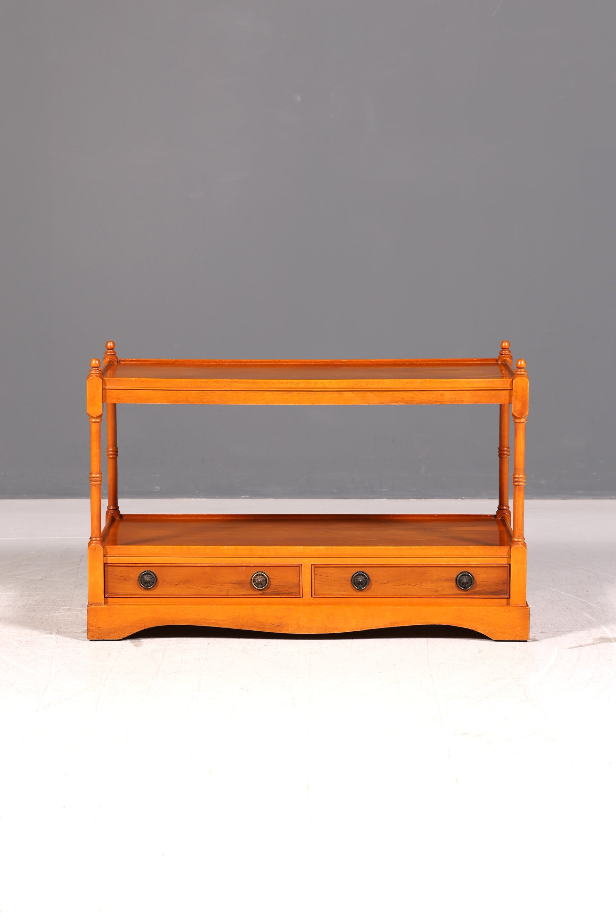 Traumhafter Englischer Couchtisch Eibe Regency Stil Beistelltisch Ablagetisch Antik Tisch Vintage