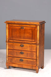 Stilvoller Gründerzeit Sekretär Vertiko Highboard Louis Philippe Kommode Sekretär Schrank um 1880