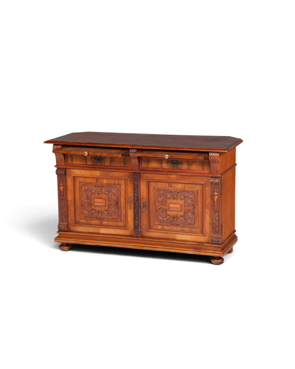 Wunderschöner Gründerzeit Sideboard Antik Nussbaum Schrank Kommode um 1890