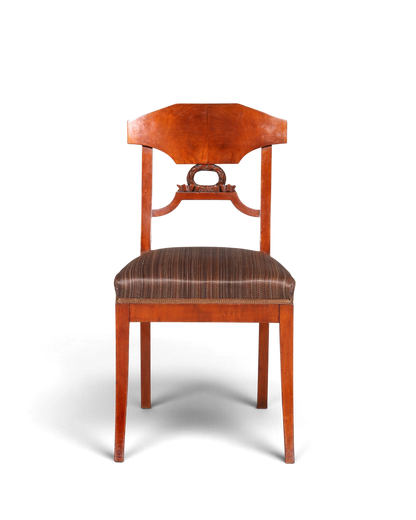 Traumhafter Biedermeier Stuhl Antik Küchenstuhl echt Holz Sekretär Stuhl Esszimmer Stuhl 2 von 2