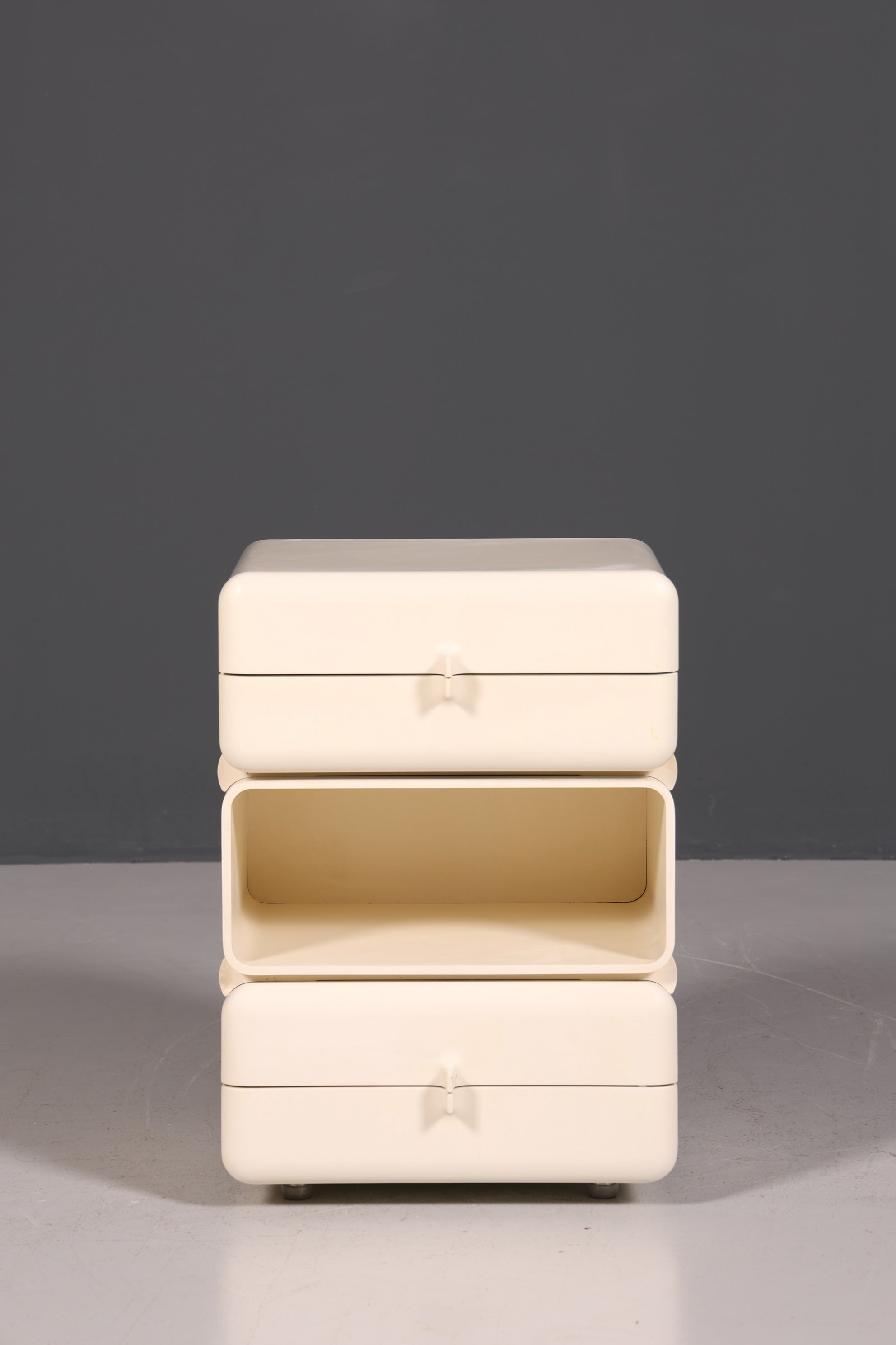 Rare Mid-Century Chest of Drawers, Space Age Modular Nightstand Design, French Vintage Chest of Drawers, 1 of 5