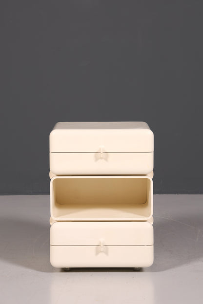 Rare Mid-Century Chest of Drawers, Space Age Modular Nightstand Design, French Vintage Chest of Drawers, 1 of 5