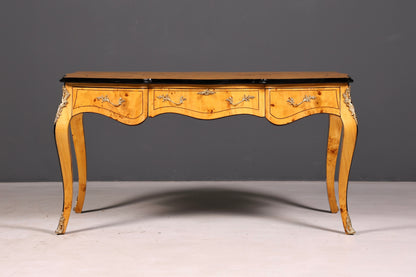 Beautiful Louis XV-style desk French office desk antique-style office table solid wood