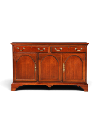 Hauptstadt Möblerei Drexel Heritage Sideboard aus Holz im Antik-Stil mit sieben Schubladen und Messingbeschlägen
