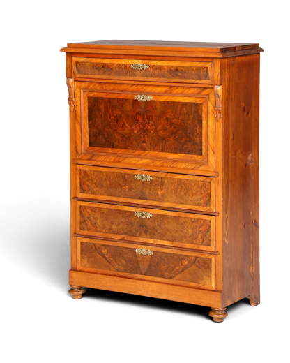 Stilvoller Gründerzeit Sekretär Vertiko Highboard Jugendstil Kommode Schrank um 1880