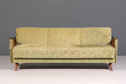 Wunderschönes Chippendale Sofa Barock Stil Wiener Geflecht Schlafsofa 3-Sitzer Couch Gästebett